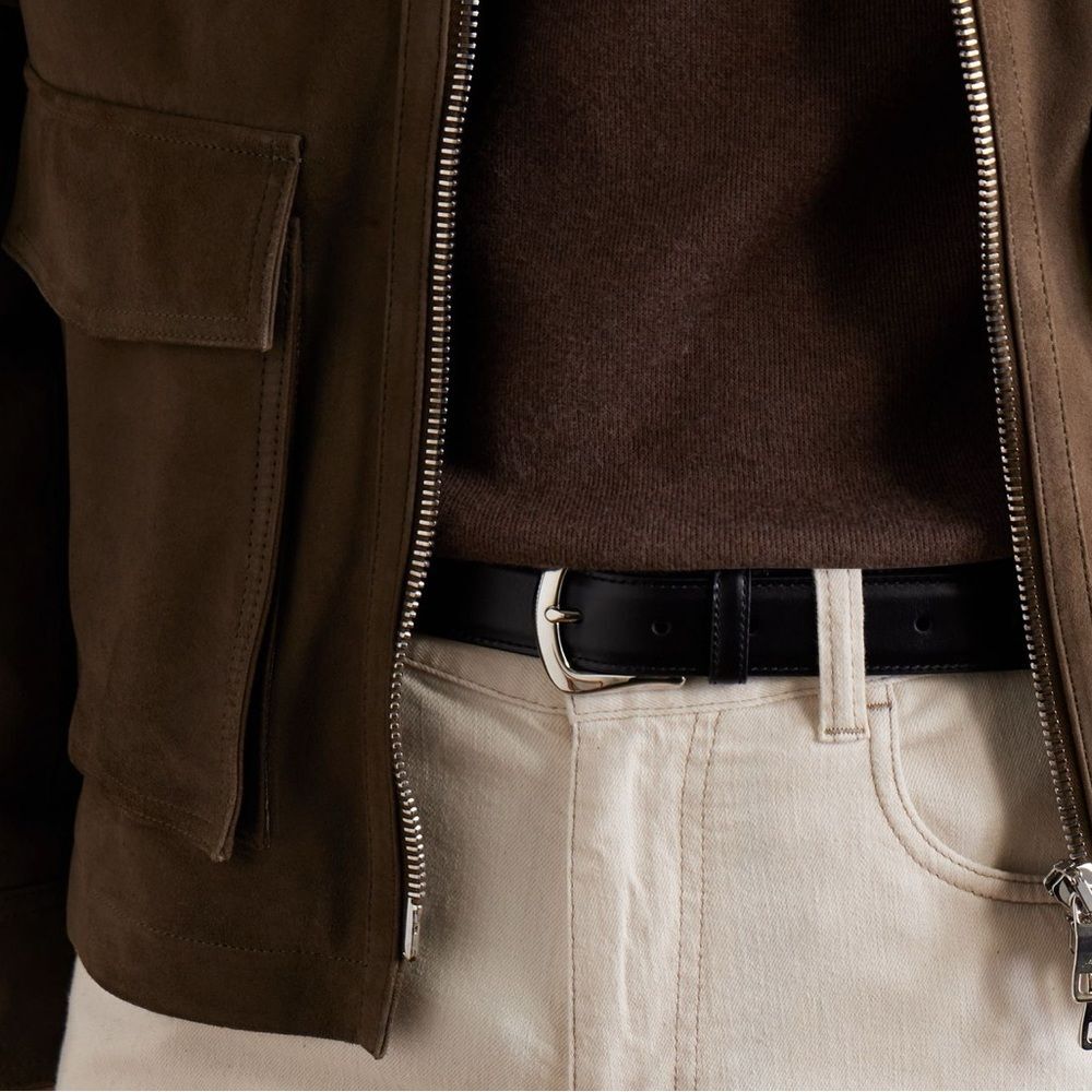 Brunello Cucinelli Men’s Calfskin belt Sz 90 - Picture 9 of 9